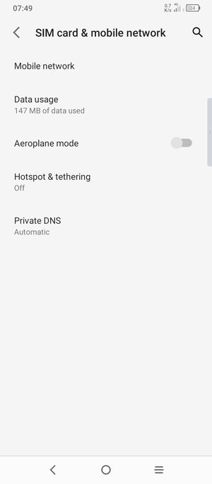 Select Hotspot & tethering