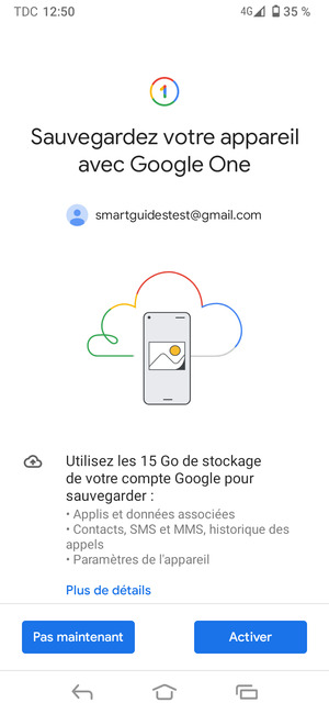 Sélectionnez Activer