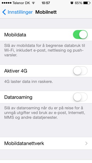 Angi Aktiver 4G til AV