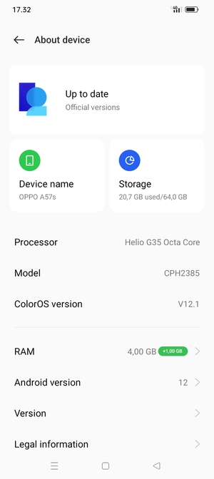 Select Software update