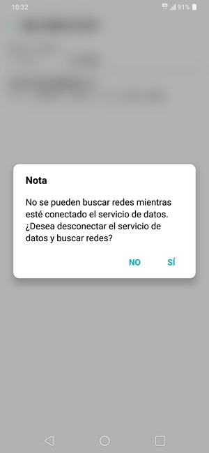 Seleccione SÍ
