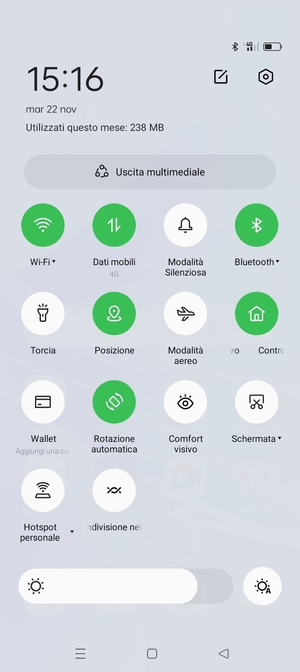 Disattiva Wi-Fi e Bluetooth