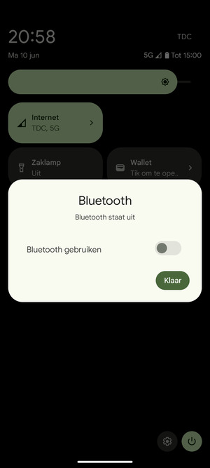 Selecteer Klaar