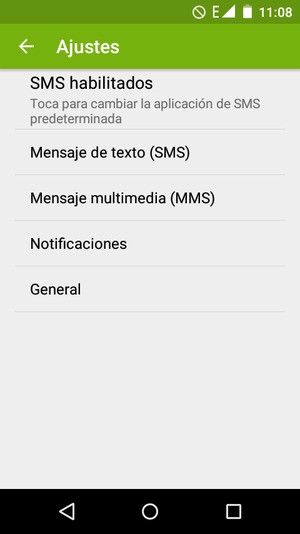 Seleccione Mensaje de texto (SMS)
