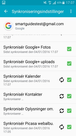 Dine kontakter fra Google vil nu blive synkroniseret til din smartphone
