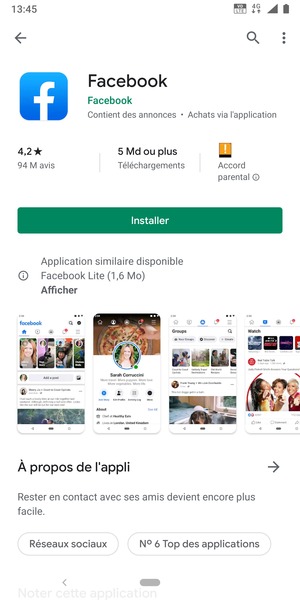 Sélectionnez Installer