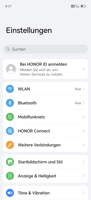 Wählen Sie WLAN