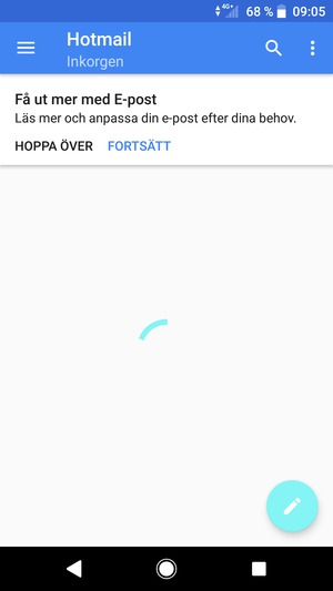 Din Hotmail är klar att användas