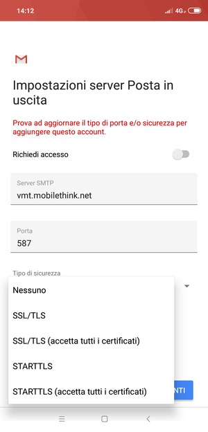 Seleziona Nessuno