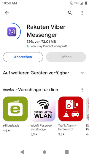 Warten Sie, bis der Installationsprozess  beendet ist