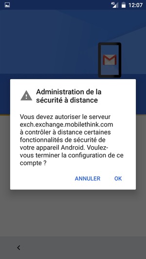 Sélectionnez OK