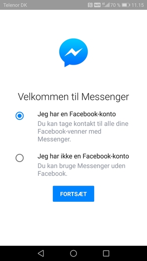 Din app er klar til brug