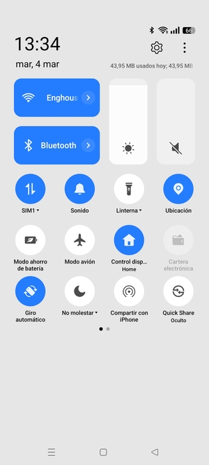 Desactive Wi-Fi y Bluetooth