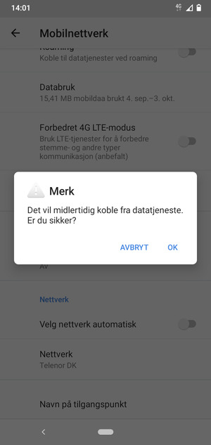 Velg OK