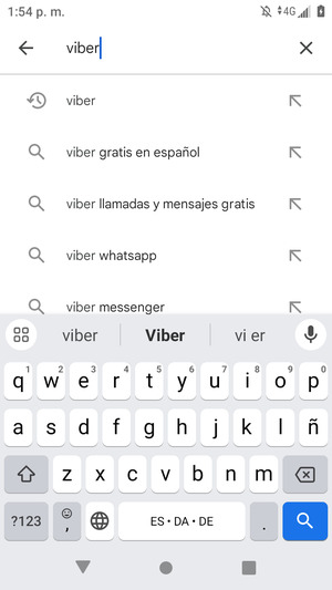 Introduzca el nombre de la aplicación y seleccione Buscar