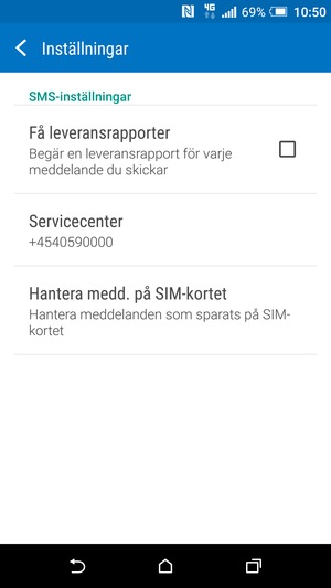Välj Servicecenter