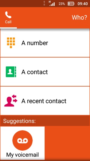 Select My voicemail