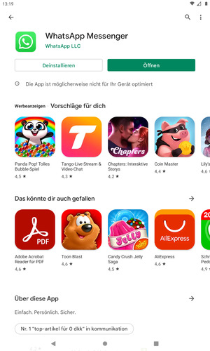 Wählen Sie Öffnen