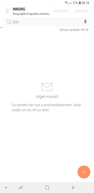 Ditt konto är redo att användas
