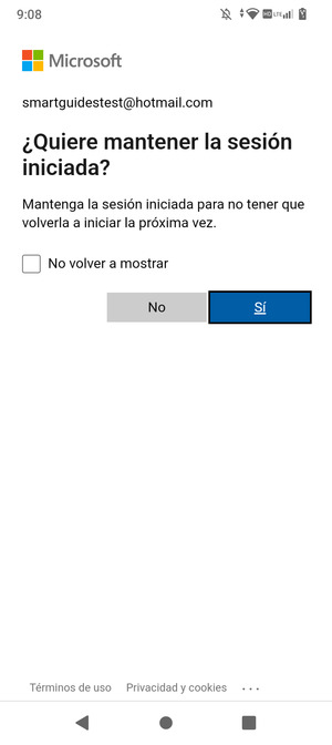 Seleccione la opción deseada