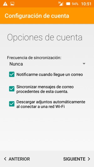 Seleccione SIGUIENTE