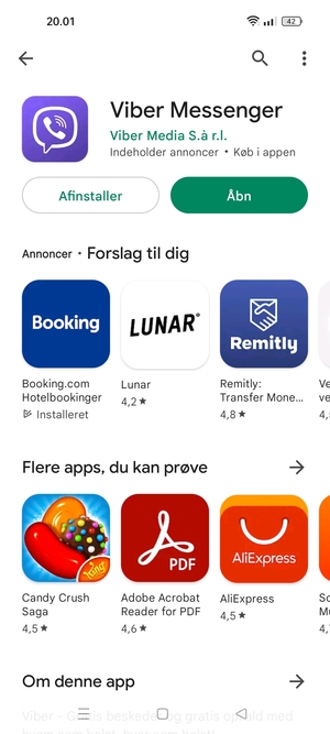 Vælg Åbn