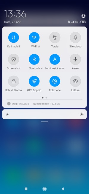 Disattiva Wi-Fi e Bluetooth