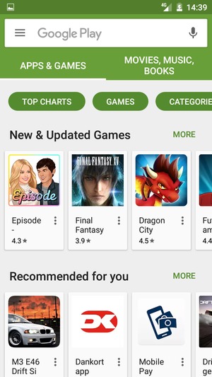 Select the Search bar