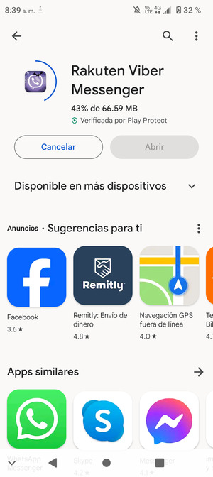 Espere a que el proceso de instalación finalice