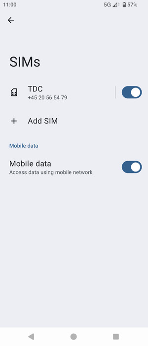 Select Add SIM