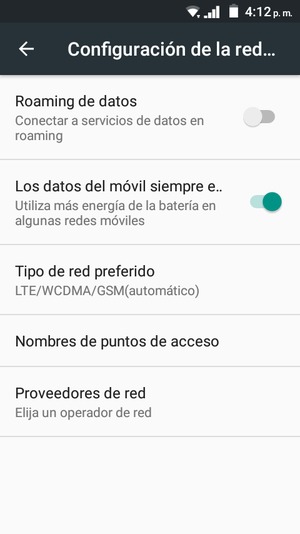 Seleccione Nombres de puntos de acceso