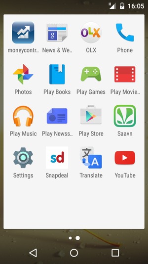 Scroll to and select Settings