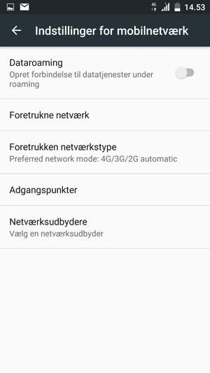 Vælg Adgangspunkter