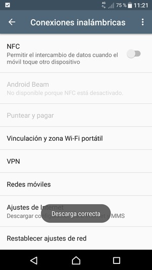 Espere a que finalice la descarga