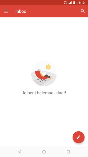 Uw Gmail is klaar voor gebruik
