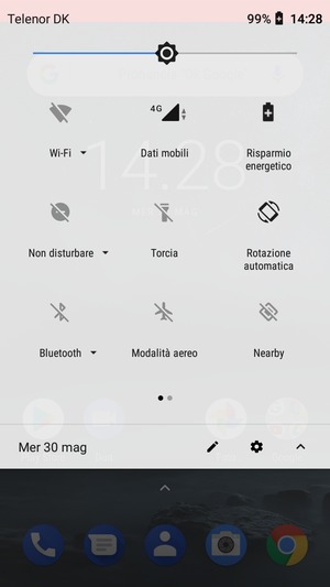 Seleziona il tasto Impostazioni