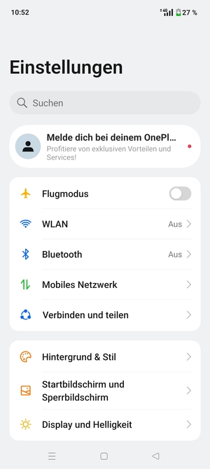 Wählen Sie Verbinden und teilen