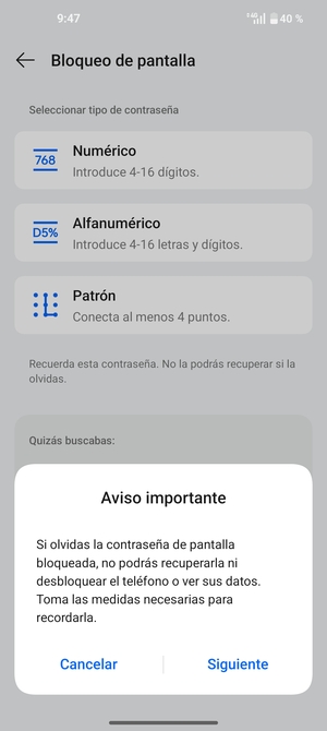 Seleccione Siguiente