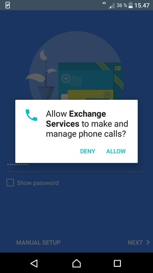 Select ALLOW