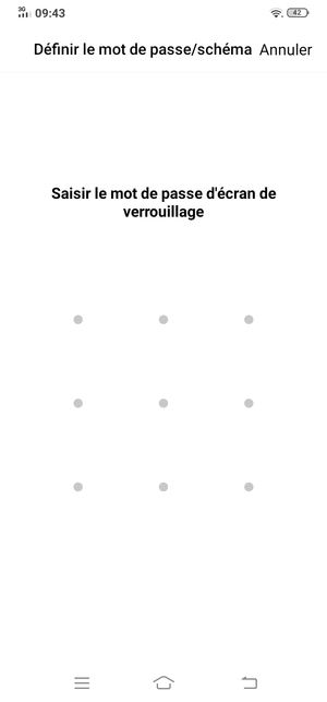 Dessinez un motif de déverrouillage