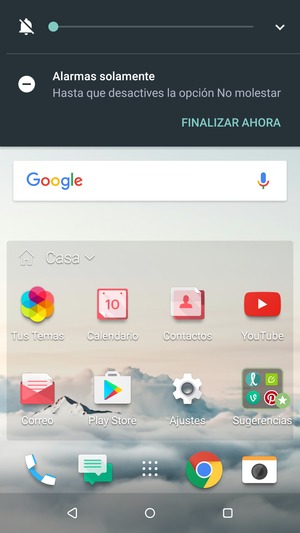 Presione una vez más para modo silencio