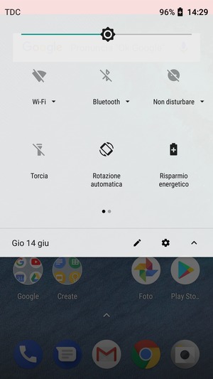 Seleziona il tasto Impostazioni