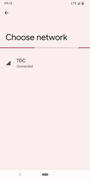 Wait for the search to finish
