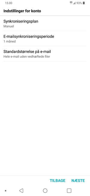 Vælg NÆSTE