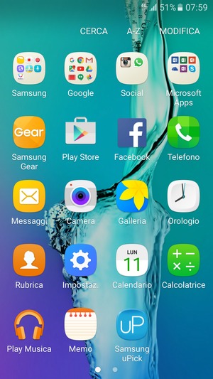 Seleziona Samsung