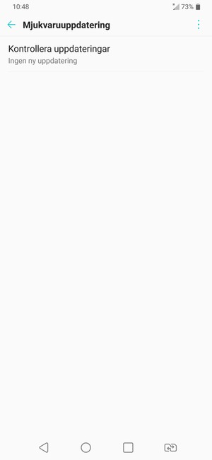 Välj Kontrollera uppdateringar