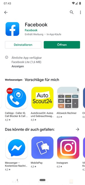 Wählen Sie Öffnen