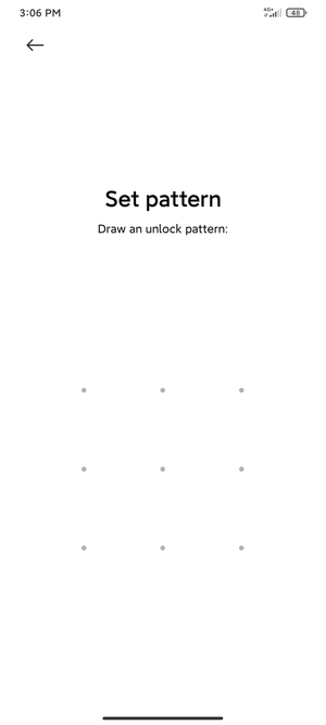 Draw an unlock pattern