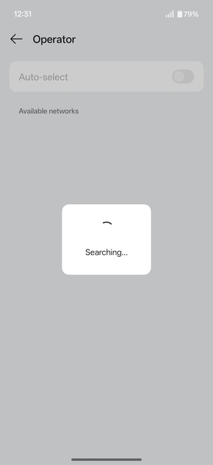 Wait for the search to finish