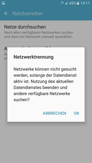 Wählen Sie OK
